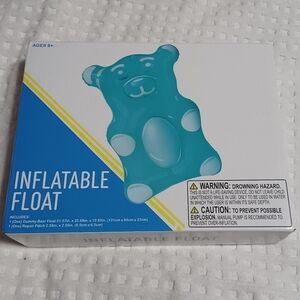 Inflatable Bear Float - Blue